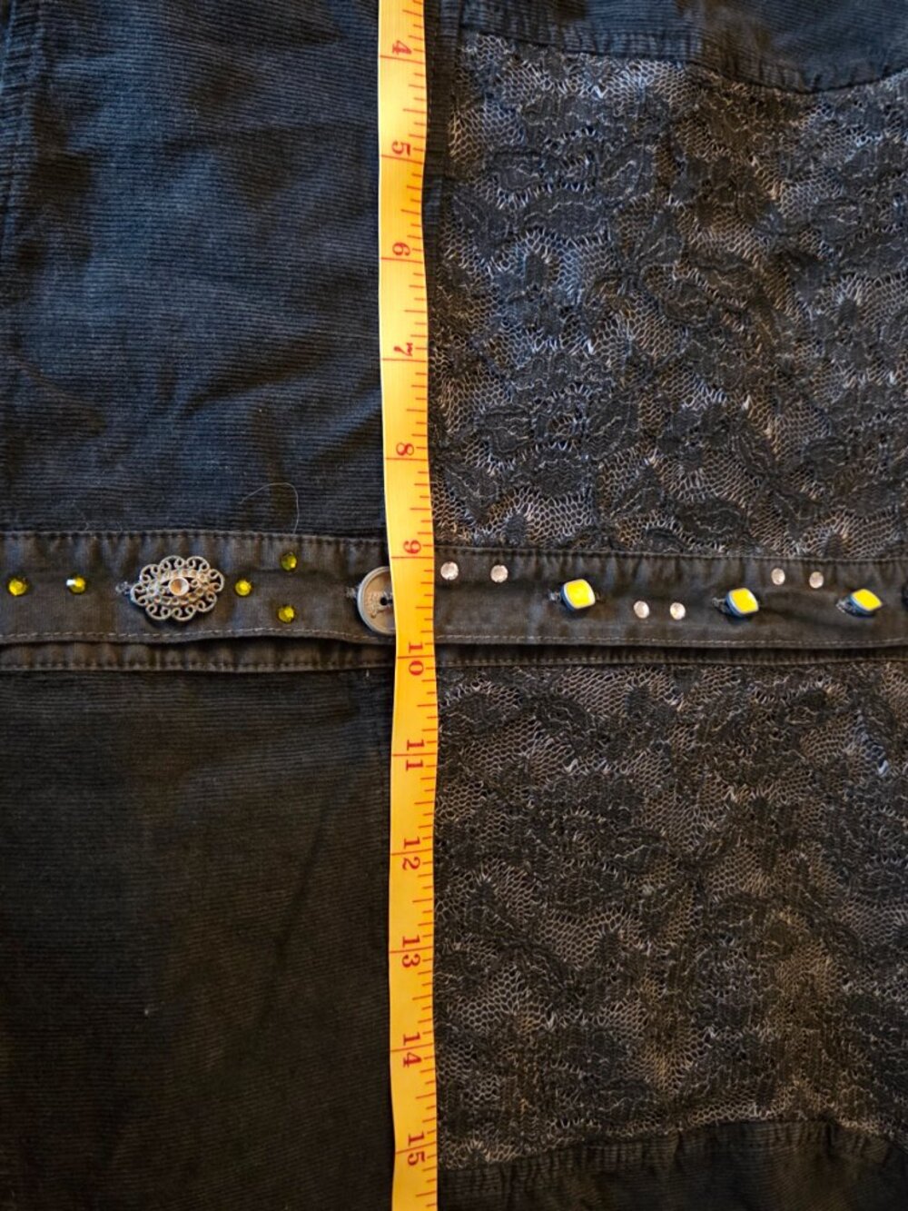 ELISA CAVALETTI GREY BUTTON DOWN BLOUSE/JACKET, XL, MADE IN ITALY - Picture 10 of 13